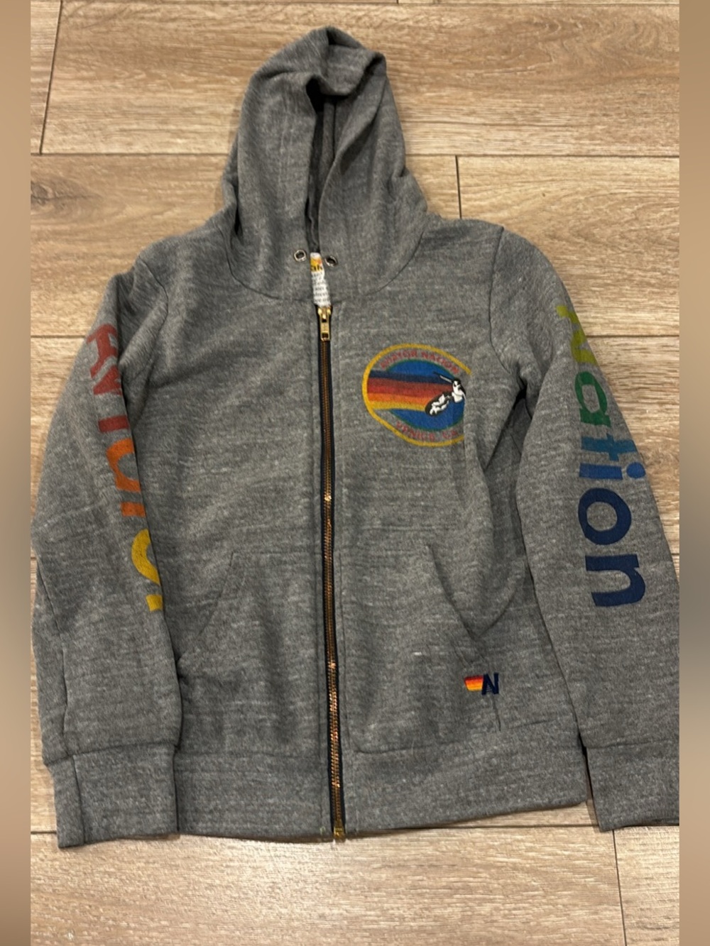 Aviator Nation Size 12 Zip Up Hoodie